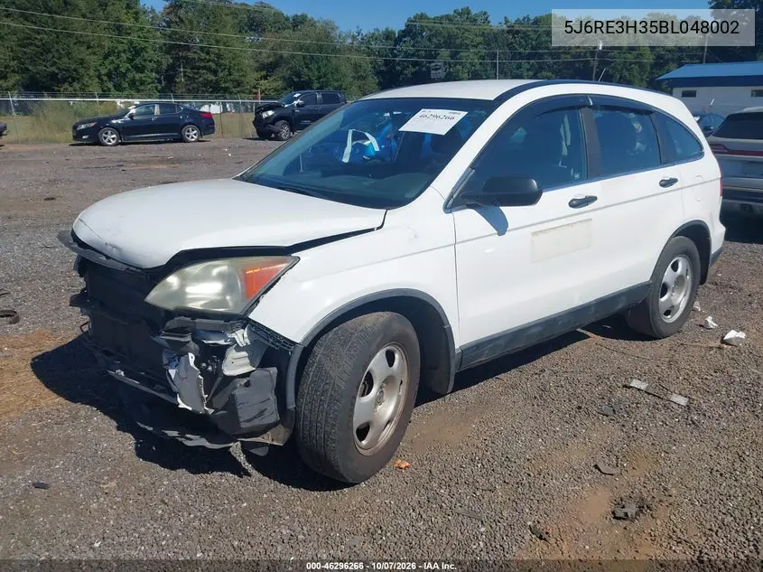 2011 HONDA CR-V VIN 5J6RE3H35BL048002 — фото 2