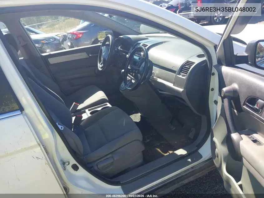 2011 HONDA CR-V VIN 5J6RE3H35BL048002 — фото 5