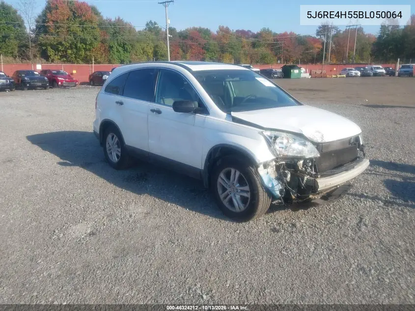 HONDA CR-V 2011, VIN 5J6RE4H55BL050064