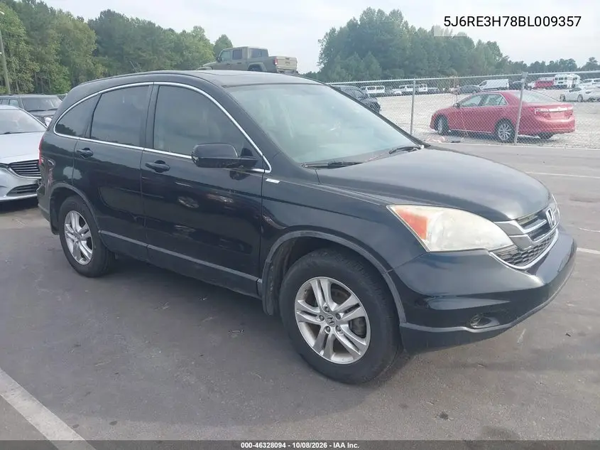 HONDA CR-V 2011, VIN 5J6RE3H78BL009357