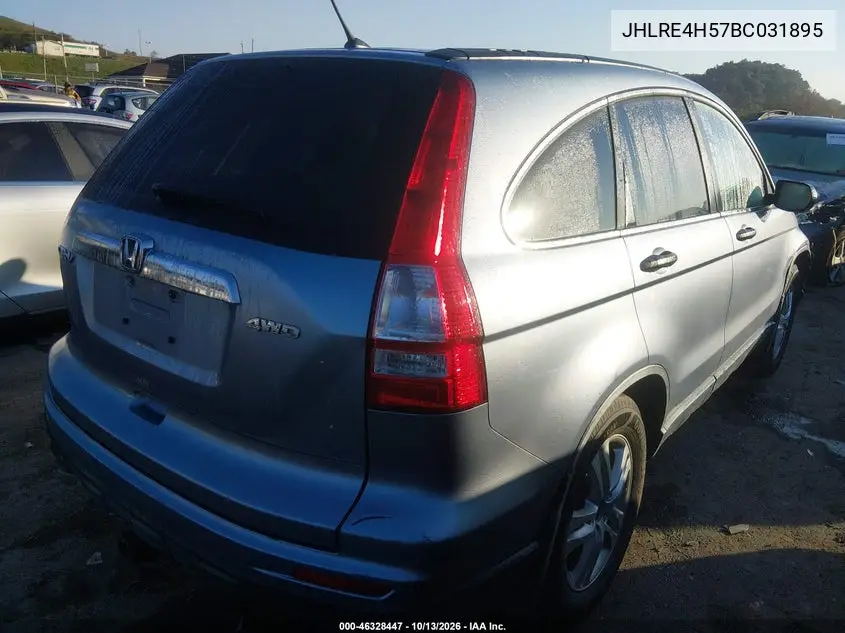 2011 HONDA CR-V VIN JHLRE4H57BC031895 — фото 4
