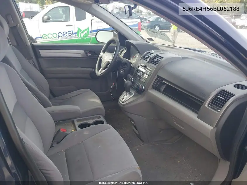 2011 HONDA CR-V VIN 5J6RE4H56BL062188 — фото 5