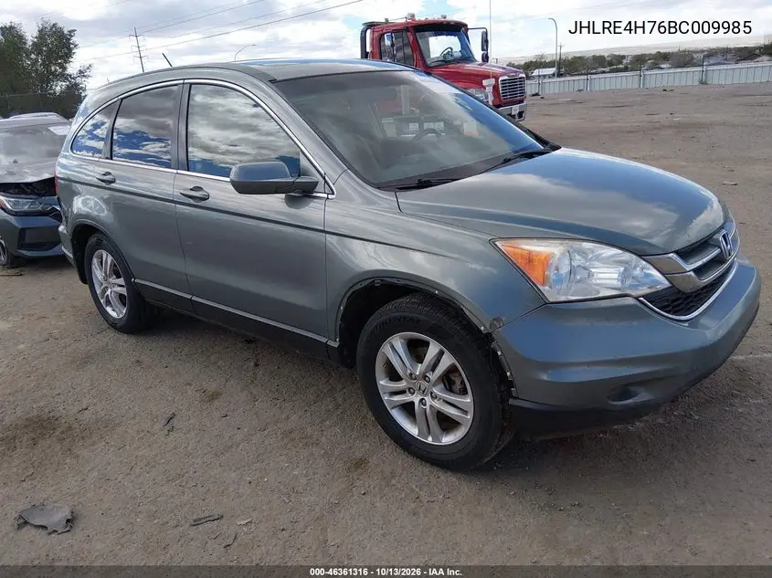 HONDA CR-V 2011, VIN JHLRE4H76BC009985