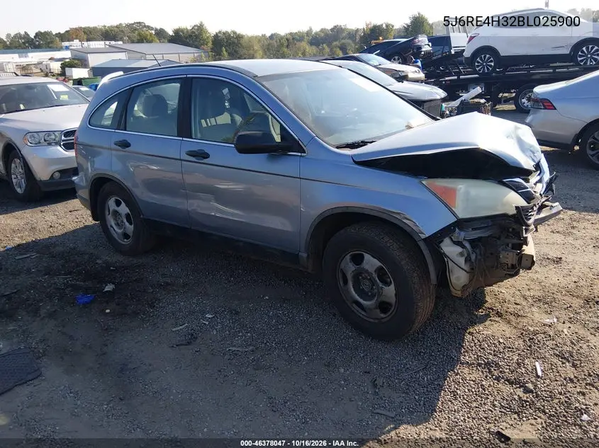 HONDA CR-V 2011, VIN 5J6RE4H32BL025900