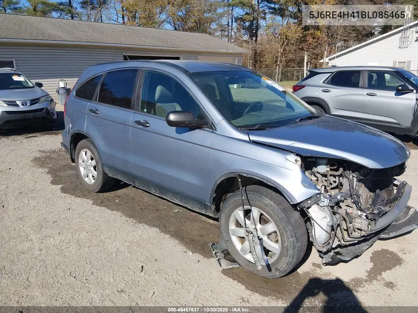 HONDA CR-V 2011, VIN 5J6RE4H41BL085465
