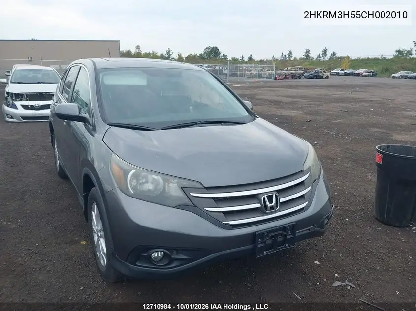 HONDA CR-V 2012, VIN 2HKRM3H55CH002010