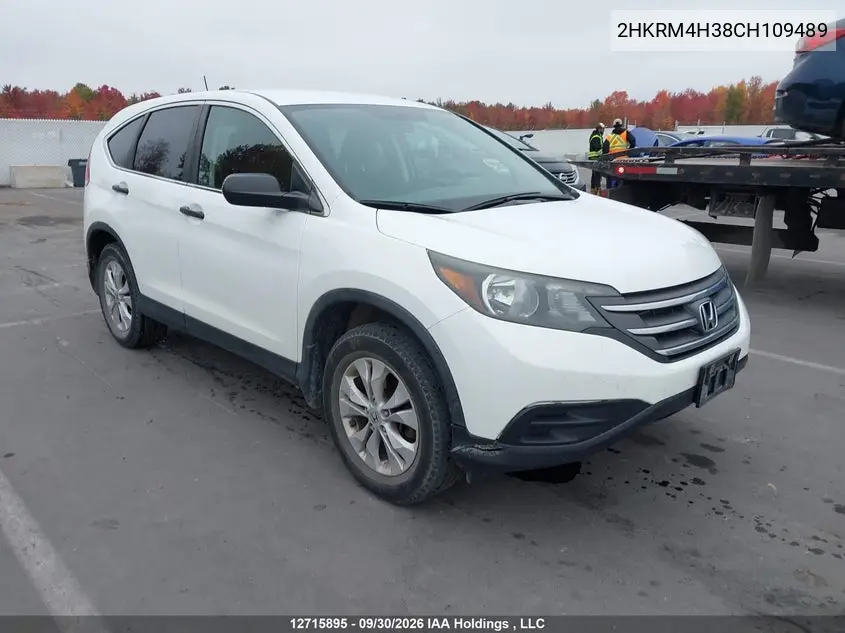 HONDA CR-V 2012, VIN 2HKRM4H38CH109489
