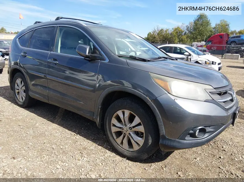 HONDA CR-V 2012, VIN 2HKRM4H76CH624686