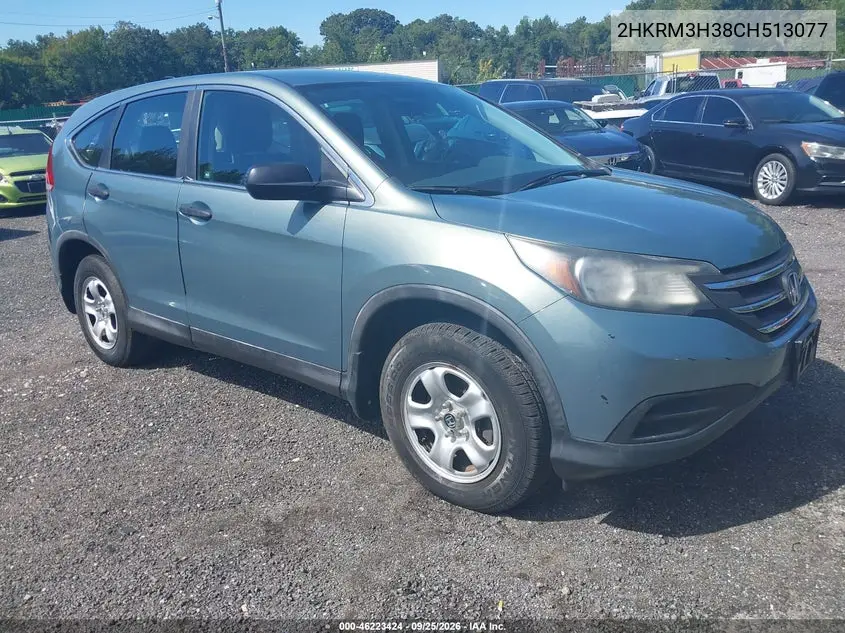 HONDA CR-V 2012, VIN 2HKRM3H38CH513077