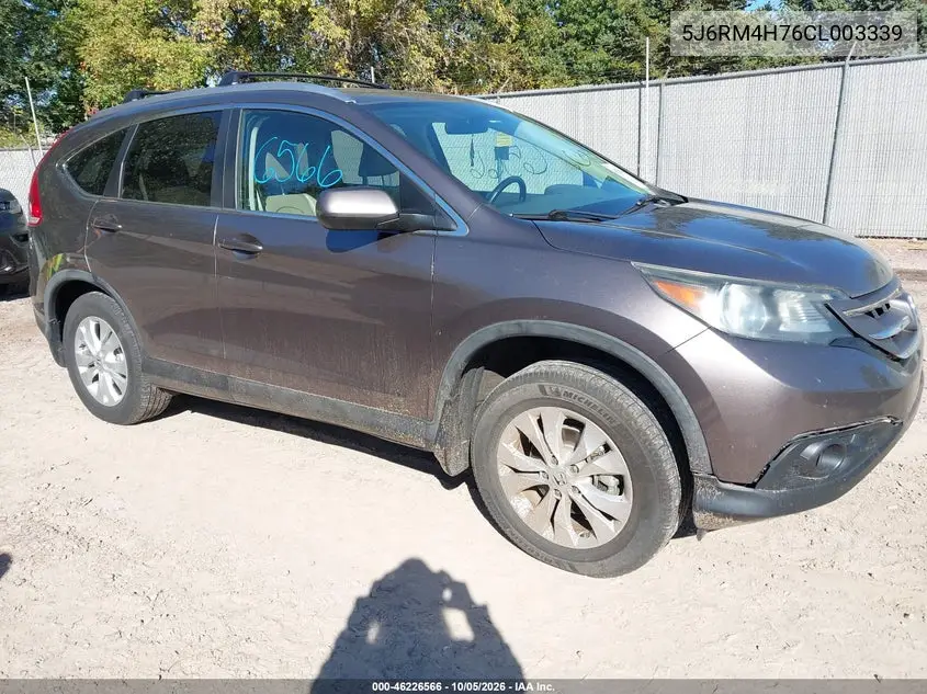 HONDA CR-V 2012, VIN 5J6RM4H76CL003339