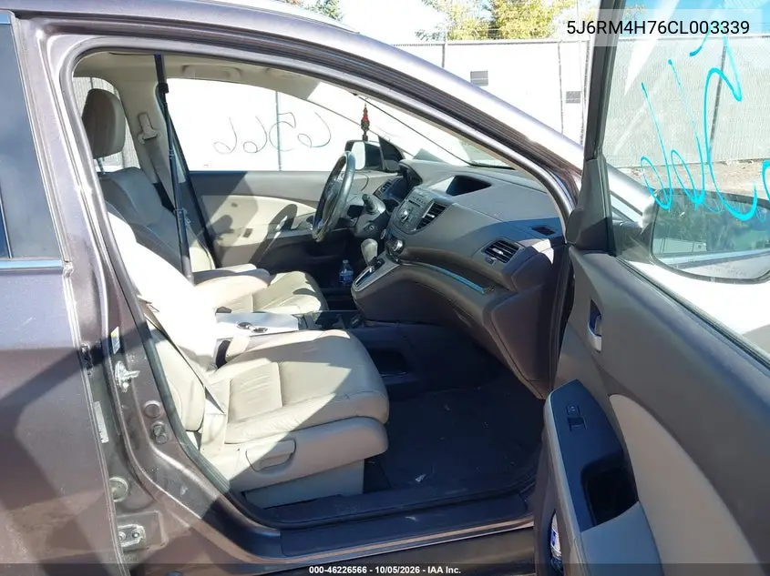2012 HONDA CR-V VIN 5J6RM4H76CL003339 — фото 5