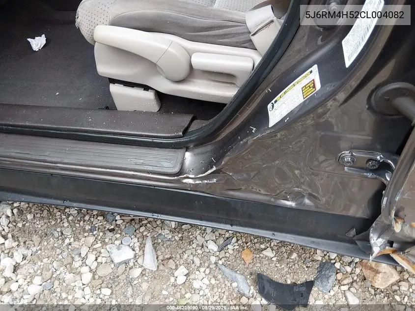 2012 HONDA CR-V VIN 5J6RM4H52CL004082 — фото 19