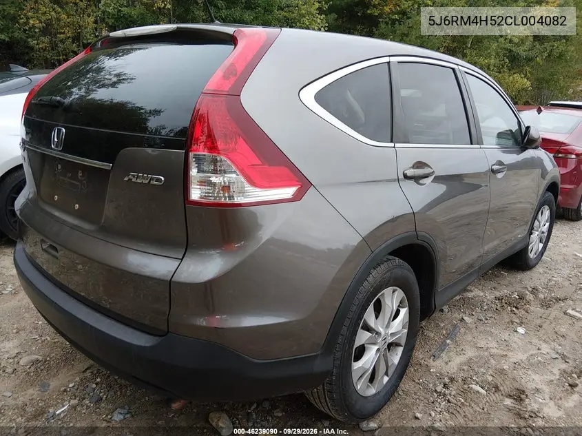 2012 HONDA CR-V VIN 5J6RM4H52CL004082 — фото 4