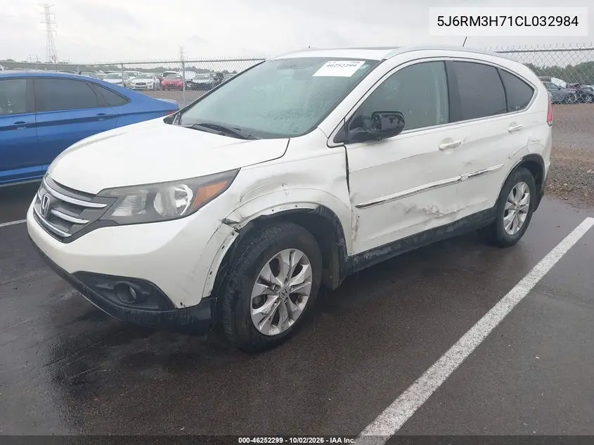 2012 HONDA CR-V VIN 5J6RM3H71CL032984 — фото 2