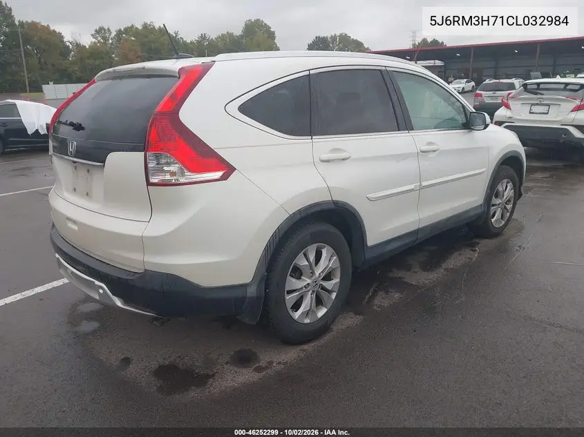 2012 HONDA CR-V VIN 5J6RM3H71CL032984 — фото 4