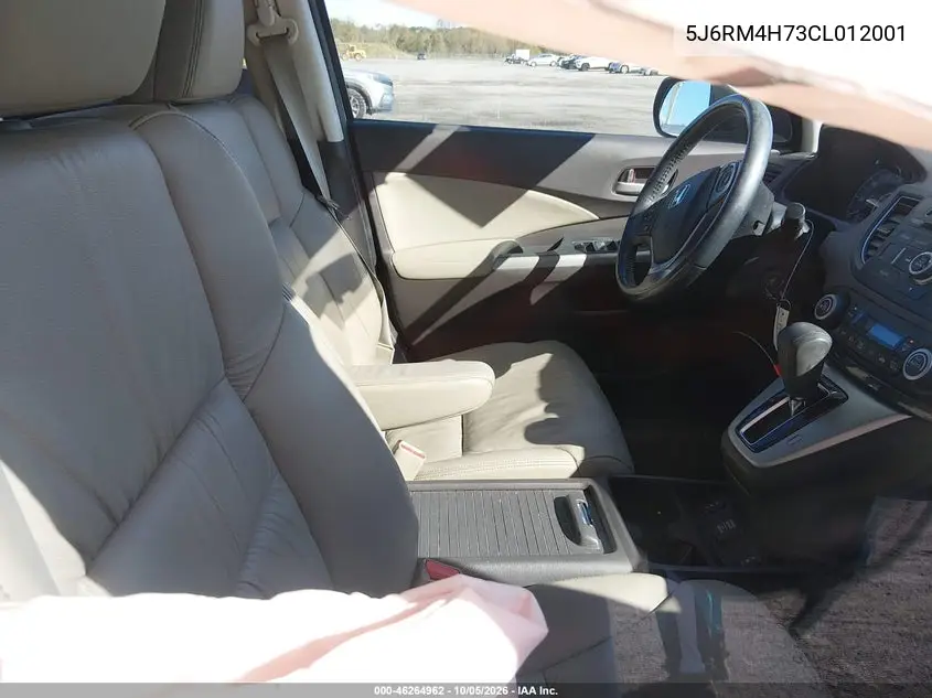2012 HONDA CR-V VIN 5J6RM4H73CL012001 — фото 5