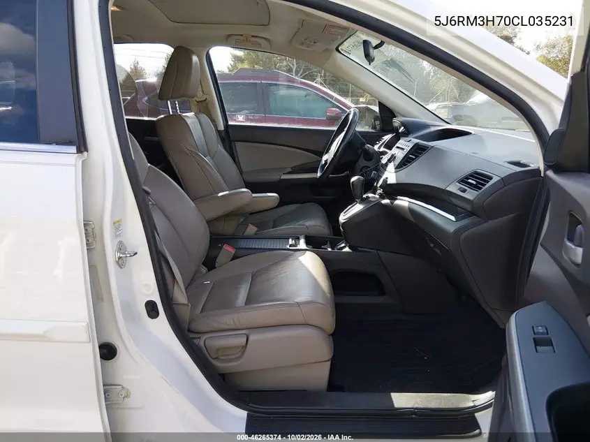2012 HONDA CR-V VIN 5J6RM3H70CL035231 — фото 5