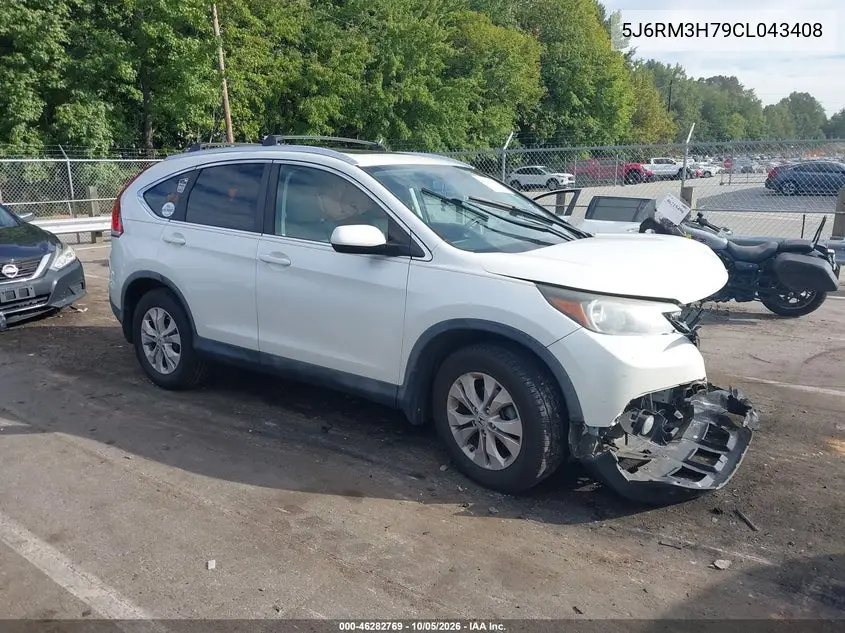 HONDA CR-V 2012, VIN 5J6RM3H79CL043408