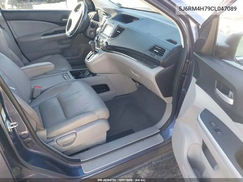 2012 HONDA CR-V VIN 5J6RM4H79CL047089 — фото 5