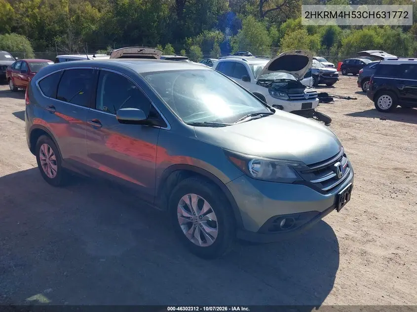 HONDA CR-V 2012, VIN 2HKRM4H53CH631772