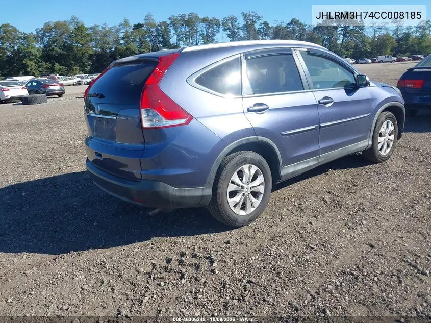 2012 HONDA CR-V VIN JHLRM3H74CC008185 — фото 4