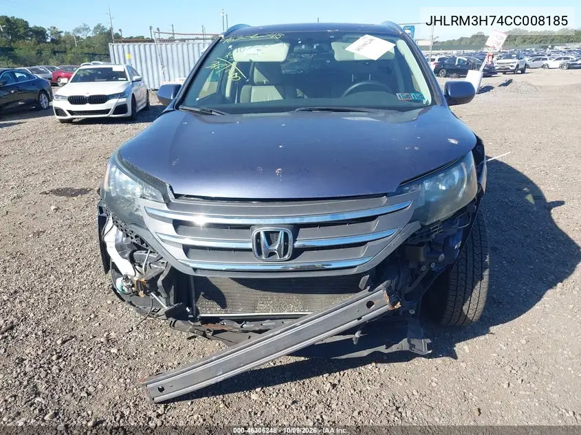 2012 HONDA CR-V VIN JHLRM3H74CC008185 — фото 6
