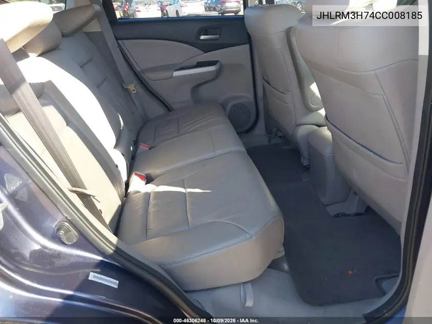 2012 HONDA CR-V VIN JHLRM3H74CC008185 — фото 8