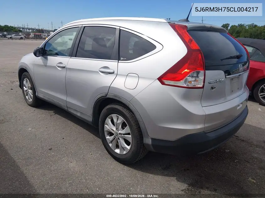 2012 HONDA CR-V VIN 5J6RM3H75CL004217 — фото 3