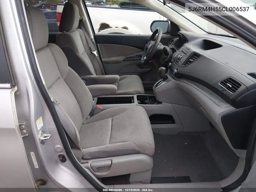 2012 HONDA CR-V VIN 5J6RM4H55CL006537 — фото 5