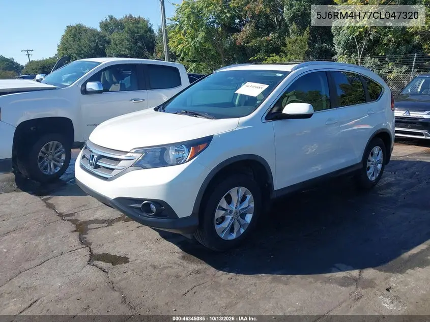 2012 HONDA CR-V VIN 5J6RM4H77CL047320 — фото 2