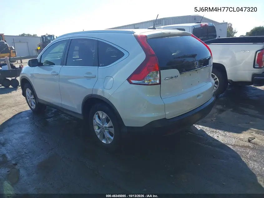 2012 HONDA CR-V VIN 5J6RM4H77CL047320 — фото 3