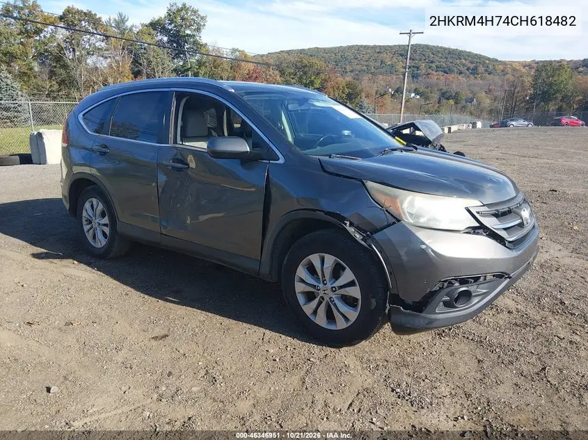 HONDA CR-V 2012, VIN 2HKRM4H74CH618482