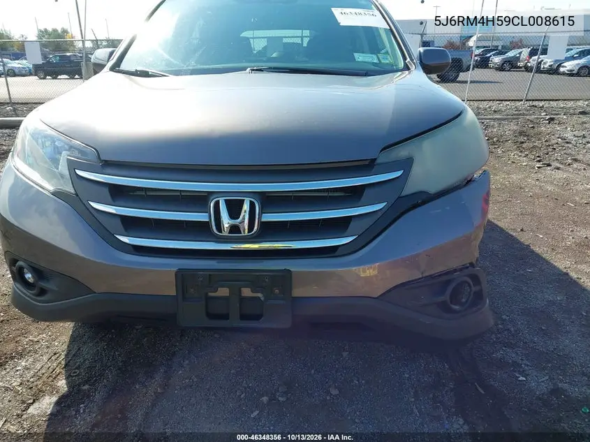 HONDA CR-V 2012, VIN 5J6RM4H59CL008615
