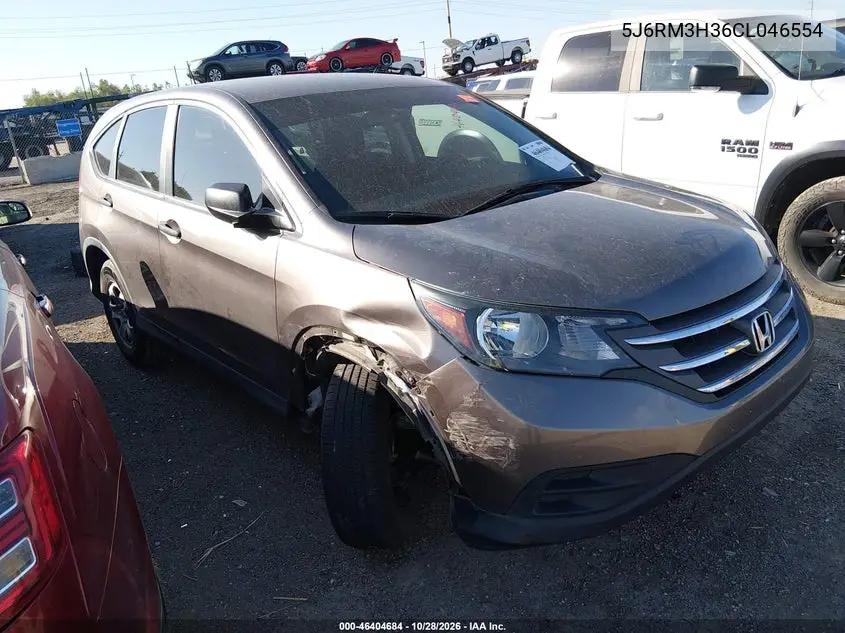 HONDA CR-V 2012, VIN 5J6RM3H36CL046554