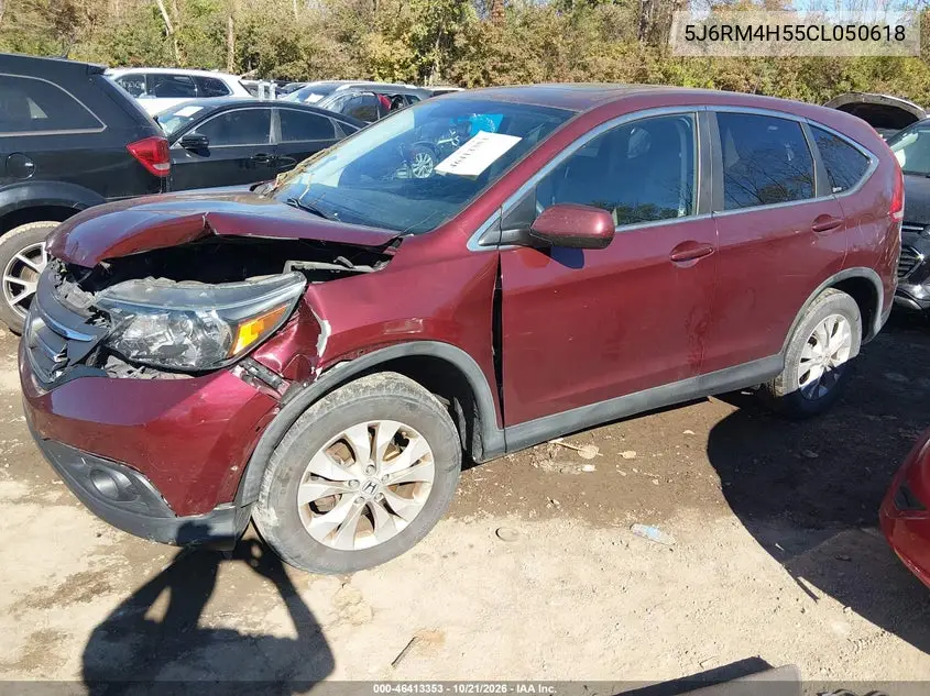 2012 HONDA CR-V VIN 5J6RM4H55CL050618 — фото 2