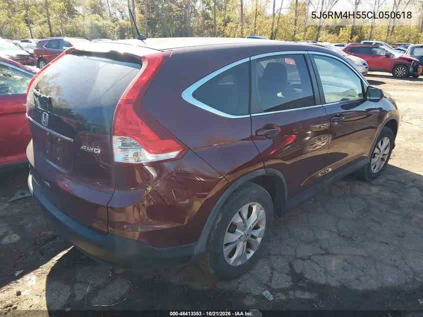 2012 HONDA CR-V VIN 5J6RM4H55CL050618 — фото 4