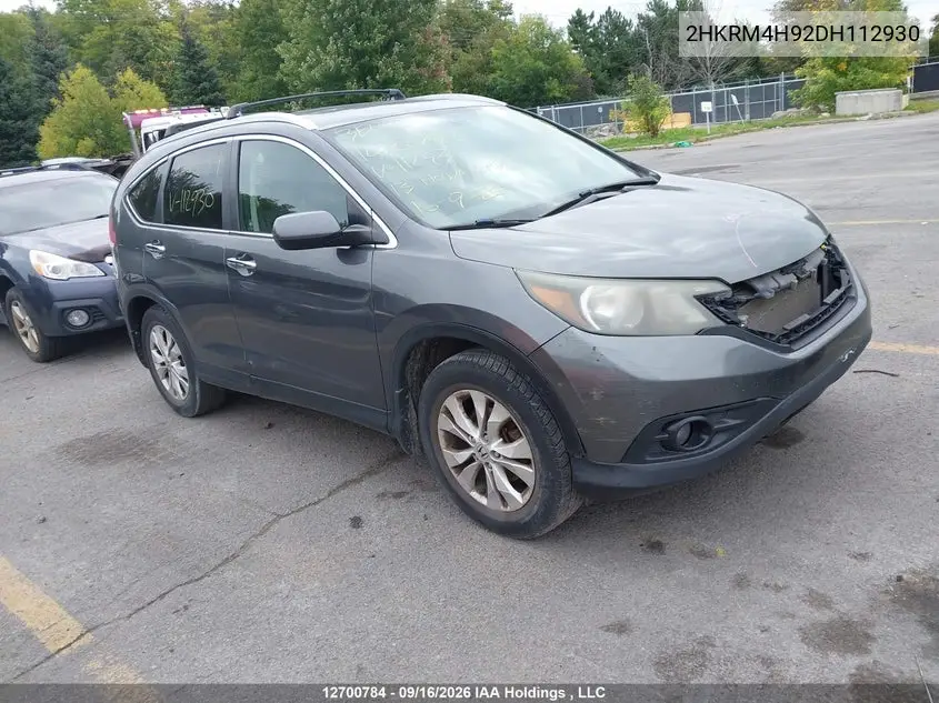 2013 HONDA CR-V VIN 2HKRM4H92DH112930 — фото 4
