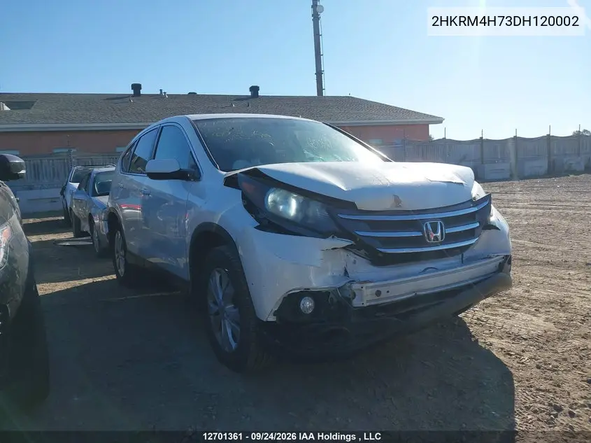 2013 HONDA CR-V VIN 2HKRM4H73DH120002 — фото 13