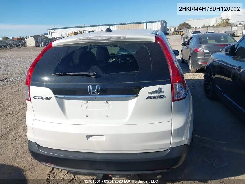 2013 HONDA CR-V VIN 2HKRM4H73DH120002 — фото 16