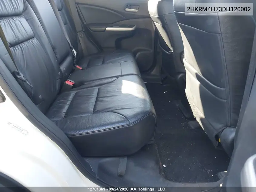 2013 HONDA CR-V VIN 2HKRM4H73DH120002 — фото 8