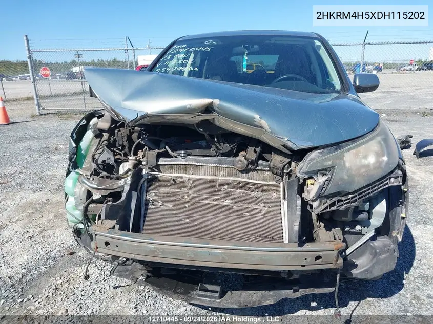 HONDA CR-V 2013, VIN 2HKRM4H5XDH115202