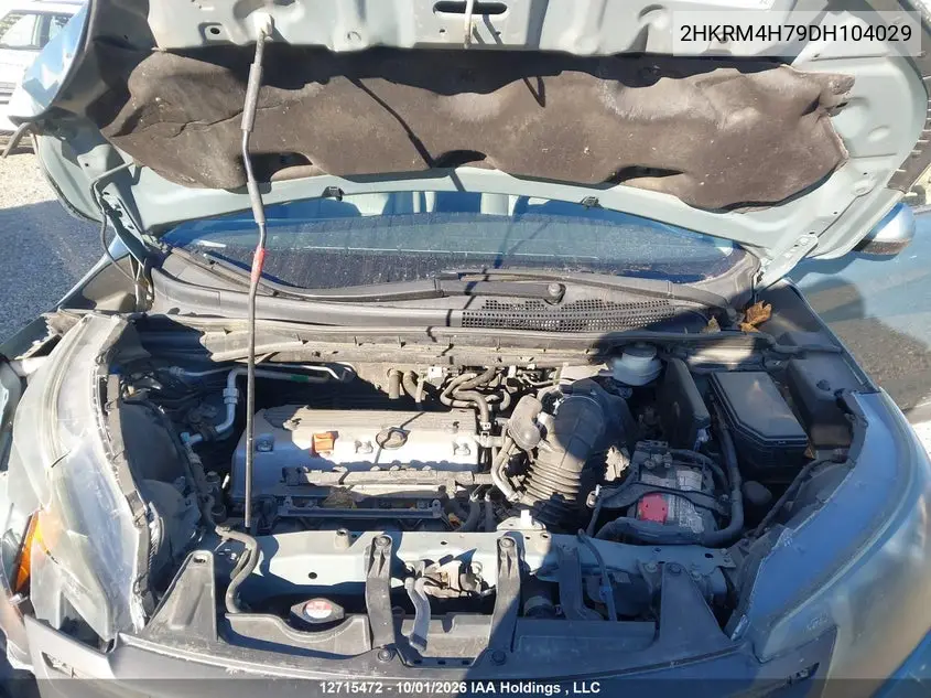 2013 HONDA CR-V VIN 2HKRM4H79DH104029 — фото 10