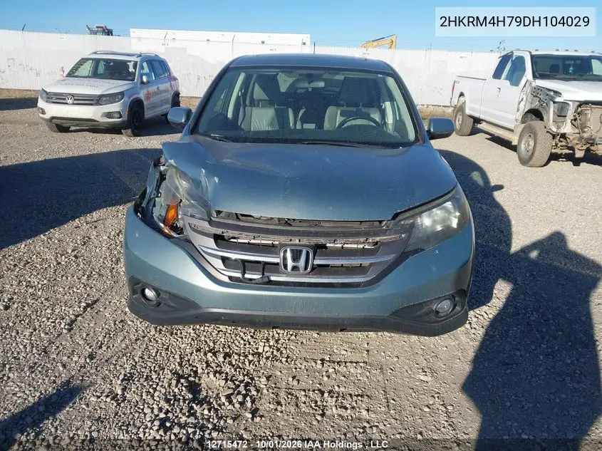 2013 HONDA CR-V VIN 2HKRM4H79DH104029 — фото 12