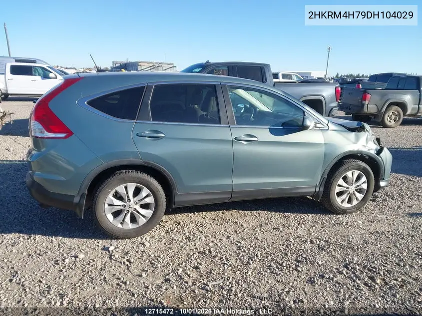 2013 HONDA CR-V VIN 2HKRM4H79DH104029 — фото 13