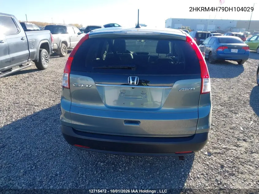 2013 HONDA CR-V VIN 2HKRM4H79DH104029 — фото 16