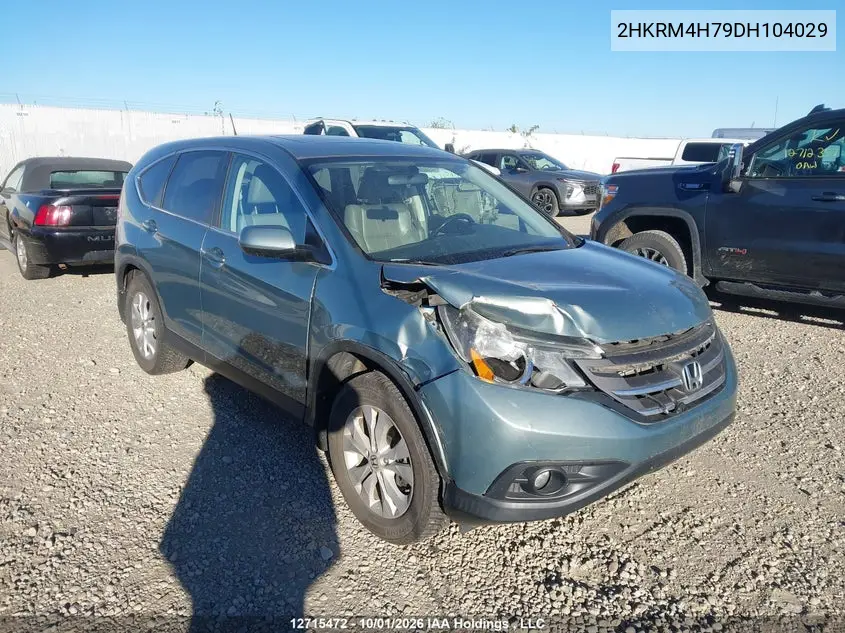 2013 HONDA CR-V VIN 2HKRM4H79DH104029 — фото 6