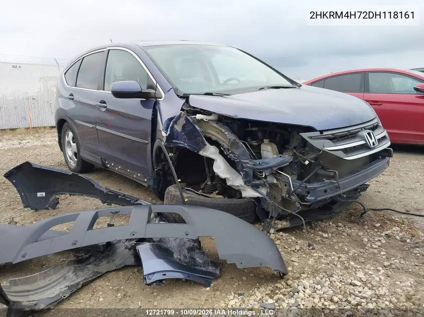 HONDA CR-V 2013, VIN 2HKRM4H72DH118161