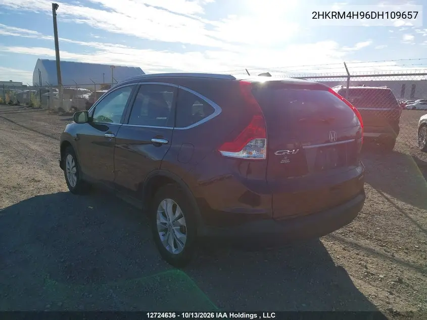 2013 HONDA CR-V VIN 2HKRM4H96DH109657 — фото 3