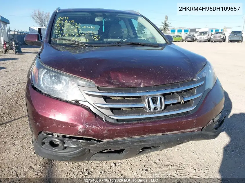 2013 HONDA CR-V VIN 2HKRM4H96DH109657 — фото 6