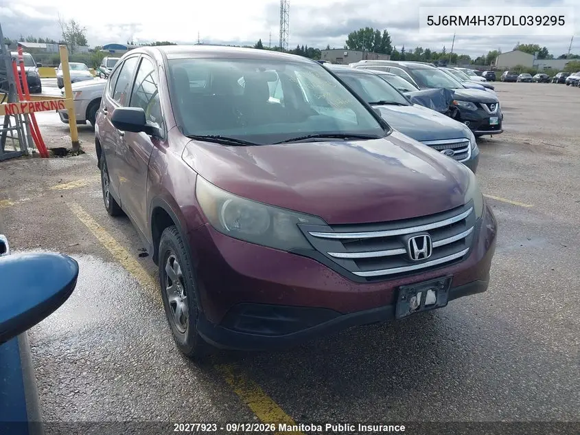 HONDA CR-V 2013, VIN 5J6RM4H37DL039295